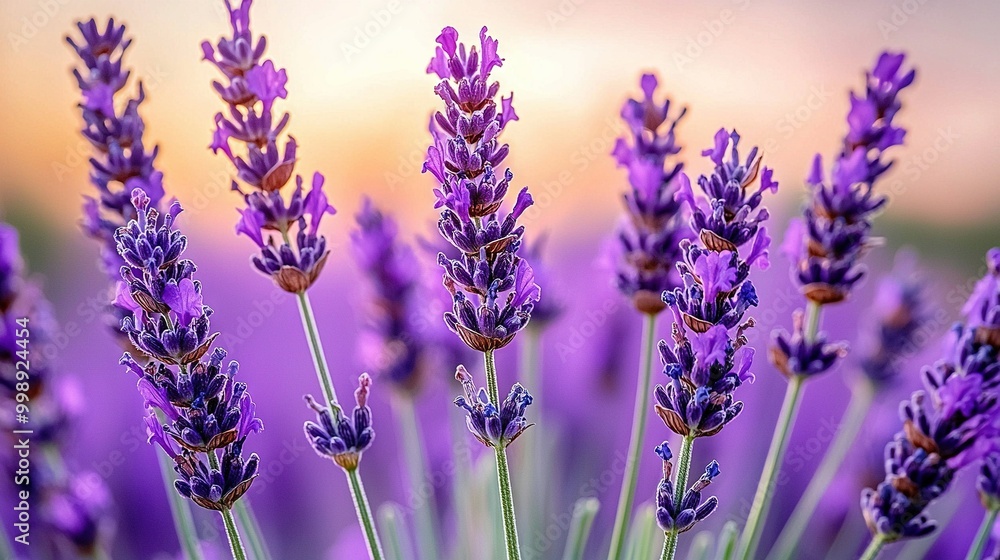 Close-up photo of various flowers, including purples in foreground, against a pink backdrop Close-up photo of various flowers, including purples in foreground, against a pink backdrop