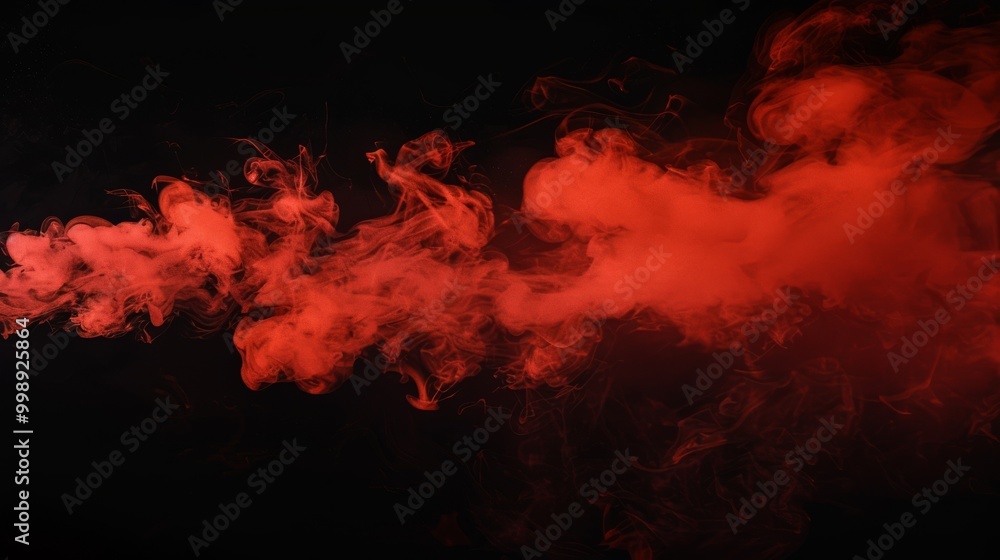 Dense red smoke drifts and curls against a dark background, radiating a sensation of mystery and dynamism. Dense red smoke drifts and curls against a dark background, radiating a sensation of mystery and dynamism.
