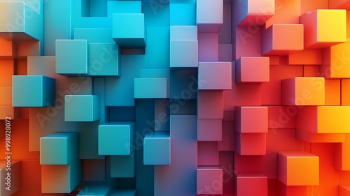 Abstract 3D Cube Art Collection: Geometric Designs, Textures, and Colorful Patterns