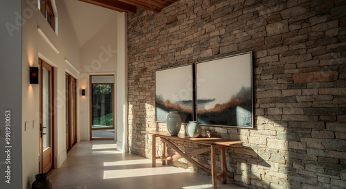 Wallpaper Mural Interior space featuring modern design elements stylish decor and natural light Torontodigital.ca