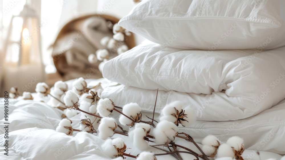 A guide to selecting the perfect cotton bedding set for a restful night's sleep, focusing on thread count and fabric softness. A guide to selecting the perfect cotton bedding set for a restful night's sleep, focusing on thread count and fabric softness.