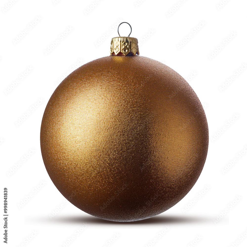 a Christmas ball with a gold texture a Christmas ball with a gold texture