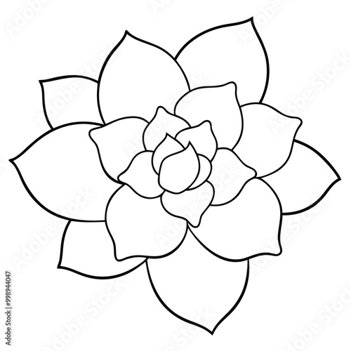 hand-drawn-gardenia-flower-outline art