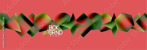 Fluid color geometric shapes abstract background. Vector Illustration For Wallpaper, Banner, Background, Card, Book Illustration, landing page