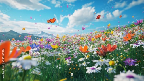 Vibrant Wildflower Meadow