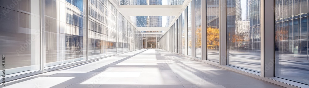 Glass Corridor with City Reflections, Modern Architecture, Glass Facade, architecture, cityscape, reflection Glass Corridor with City Reflections, Modern Architecture, Glass Facade, architecture, cityscape, reflection