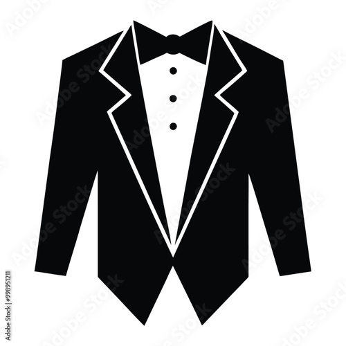 inner-jacket-bow-tuxedo-concept-vector illustration