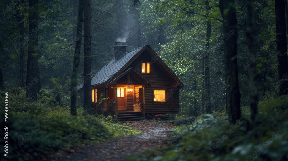 Cozy Cabin in the Woods Cozy Cabin in the Woods