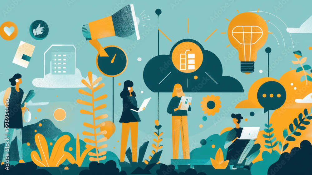 A visual of an environmental advocate's personal branding strategy, showcasing social media campaigns, advocacy, and partnerships. A visual of an environmental advocate's personal branding strategy, showcasing social media campaigns, advocacy, and partnerships.