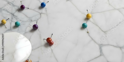 swaps in marble background