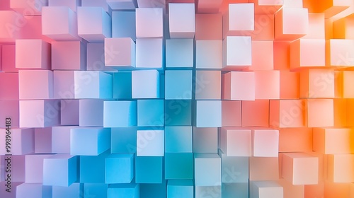 Abstract 3D Cube Art Collection: Geometric Designs, Textures, and Colorful Patterns