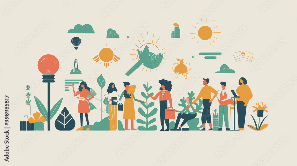 A visual of a social enterprise's branding strategy, focusing on purpose-driven messaging and sustainable practices. A visual of a social enterprise's branding strategy, focusing on purpose-driven messaging and sustainable practices.