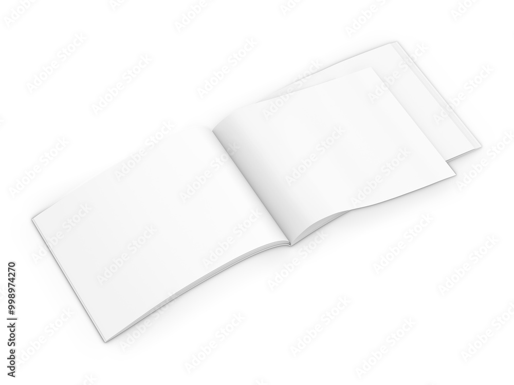An image of a Landscape Brochure isolated on a white background An image of a Landscape Brochure isolated on a white background