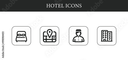 Hotel icons