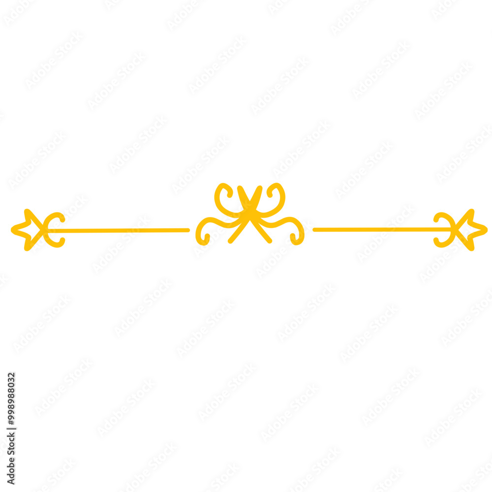Gold Text Divider Ornament Gold Text Divider Ornament