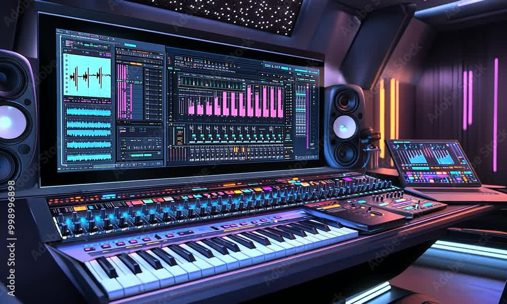 Modern Music Studio Setup Modern Music Studio Setup
