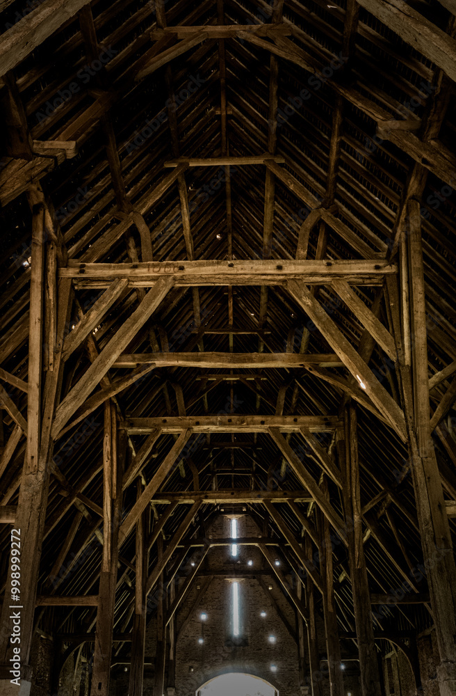 The Medieval Tithe Barn At Great Coxwell, Oxfordshire The Medieval Tithe Barn At Great Coxwell, Oxfordshire