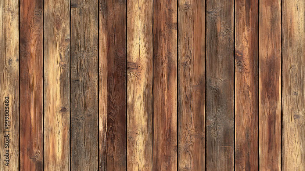 Naklejka premium Rustic wooden background texture with warm brown tones.