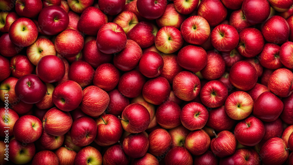 Red Apples Background, Agriculture, Organic Fruit on Market Red Apples Background, Agriculture, Organic Fruit on Market
