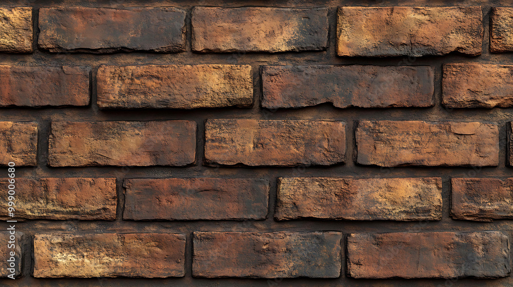 Rustic red brick wall texture. Rustic red brick wall texture.