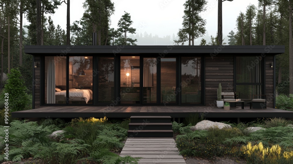 Cozy Tiny House in Serene Forest Setting Cozy Tiny House in Serene Forest Setting