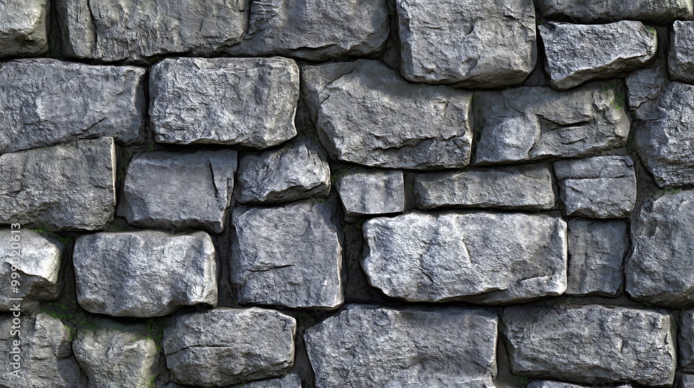 Close-up of a rustic stone wall. Close-up of a rustic stone wall.