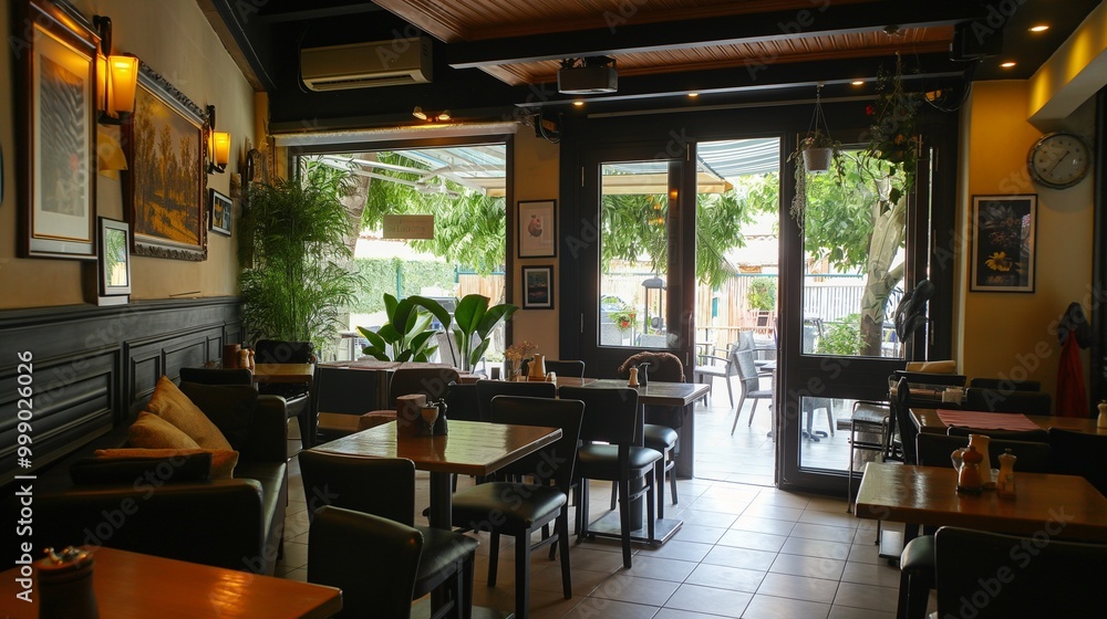 Obraz premium restaurant with a diverse menu