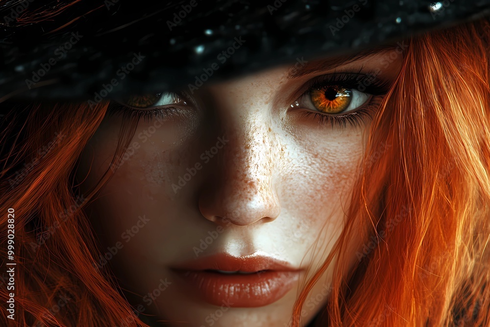 A beautiful Halloween witch A beautiful Halloween witch
