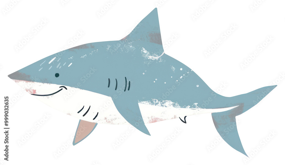 Obraz premium PNG Animal shark fish underwater.