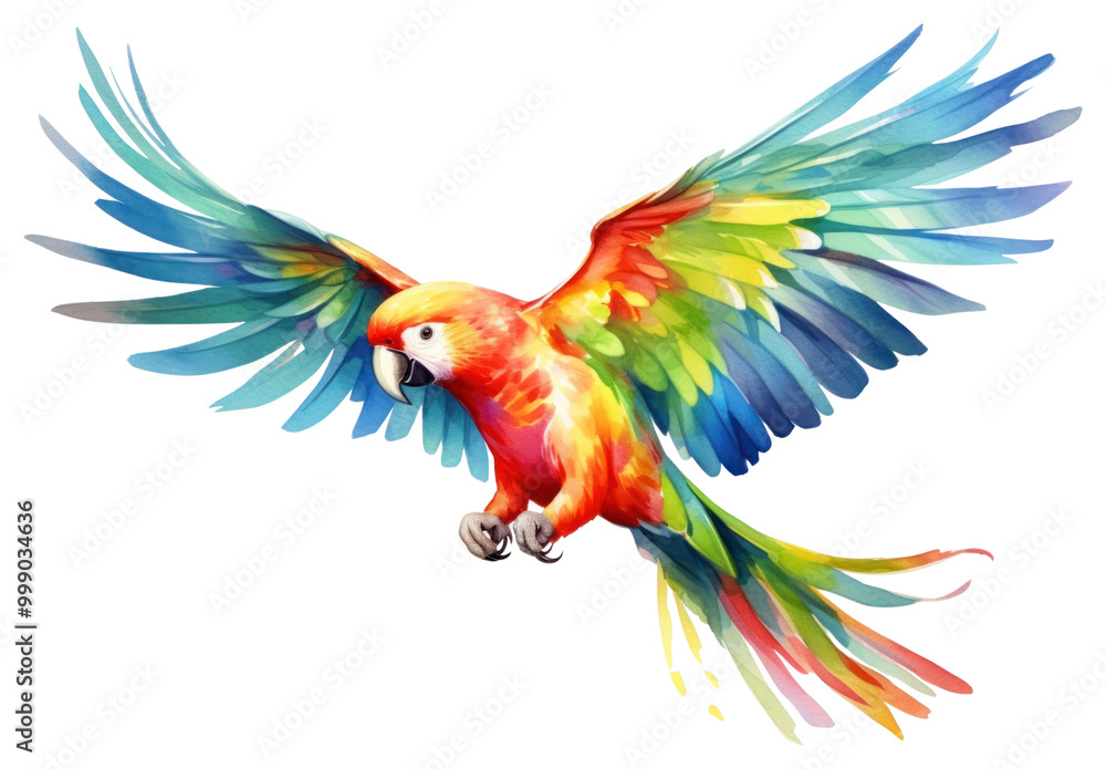 Fototapeta premium PNG Parrot animal bird creativity.