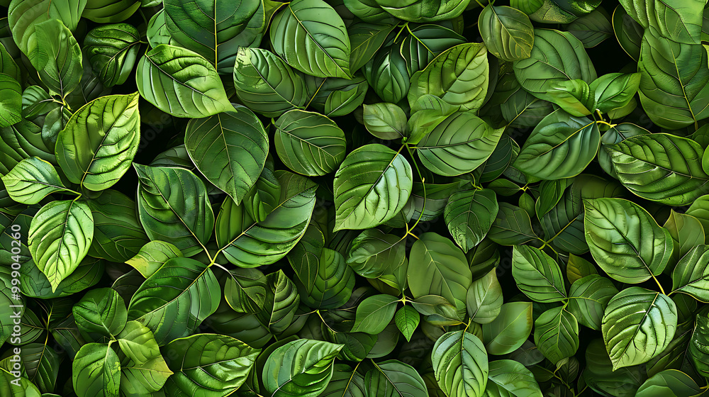 A lush green background of vibrant leaves with intricate veins. A lush green background of vibrant leaves with intricate veins.