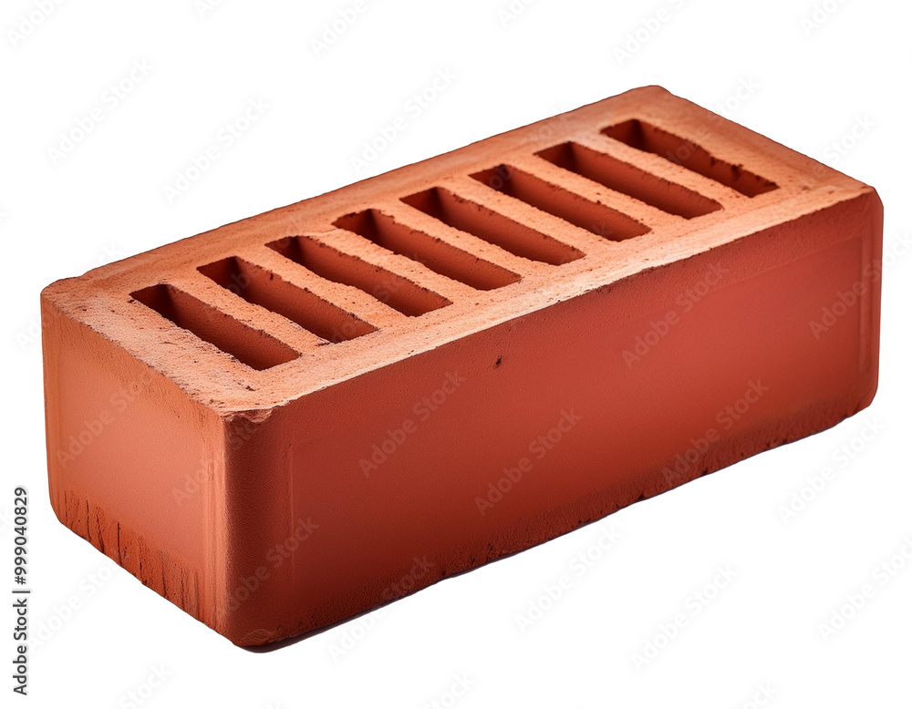 brick isolated on white