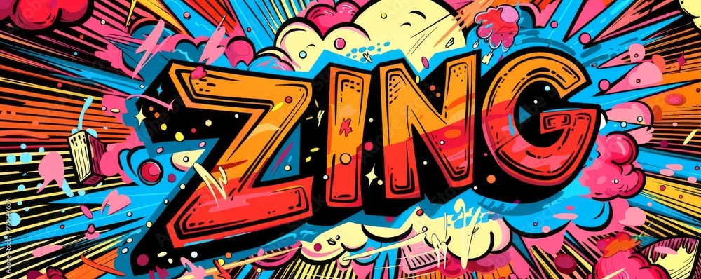 Colorful pop art background with Colorful pop art background with