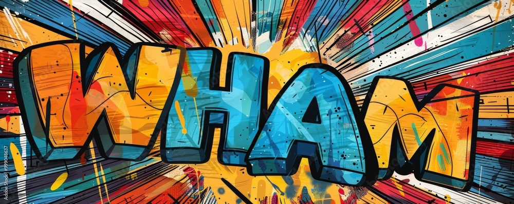 Abstract pop art background with Abstract pop art background with