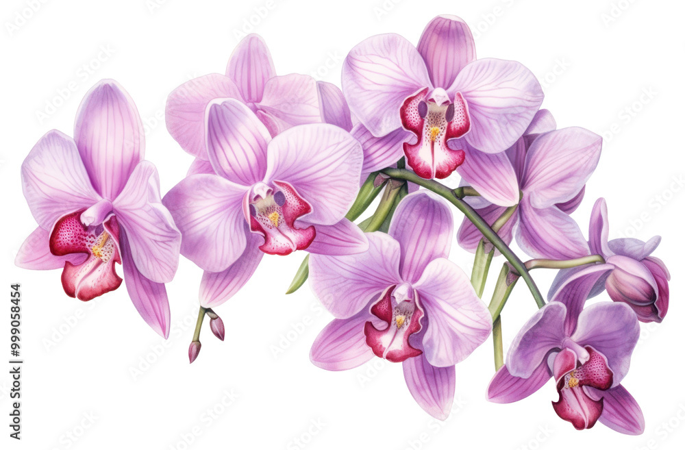 PNG Orchid flower plant inflorescence. PNG Orchid flower plant inflorescence.