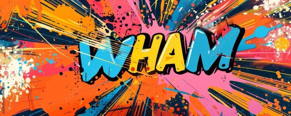Abstract pop art background with Abstract pop art background with