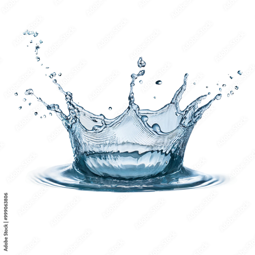 Water drop splash crown Water drop splash crown
