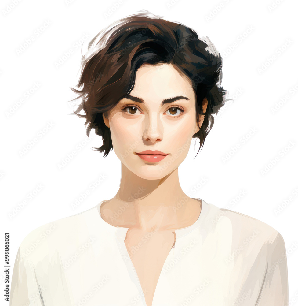 PNG Portrait adult woman individuality.