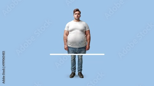 Transformation of a Man from Obese to Fit