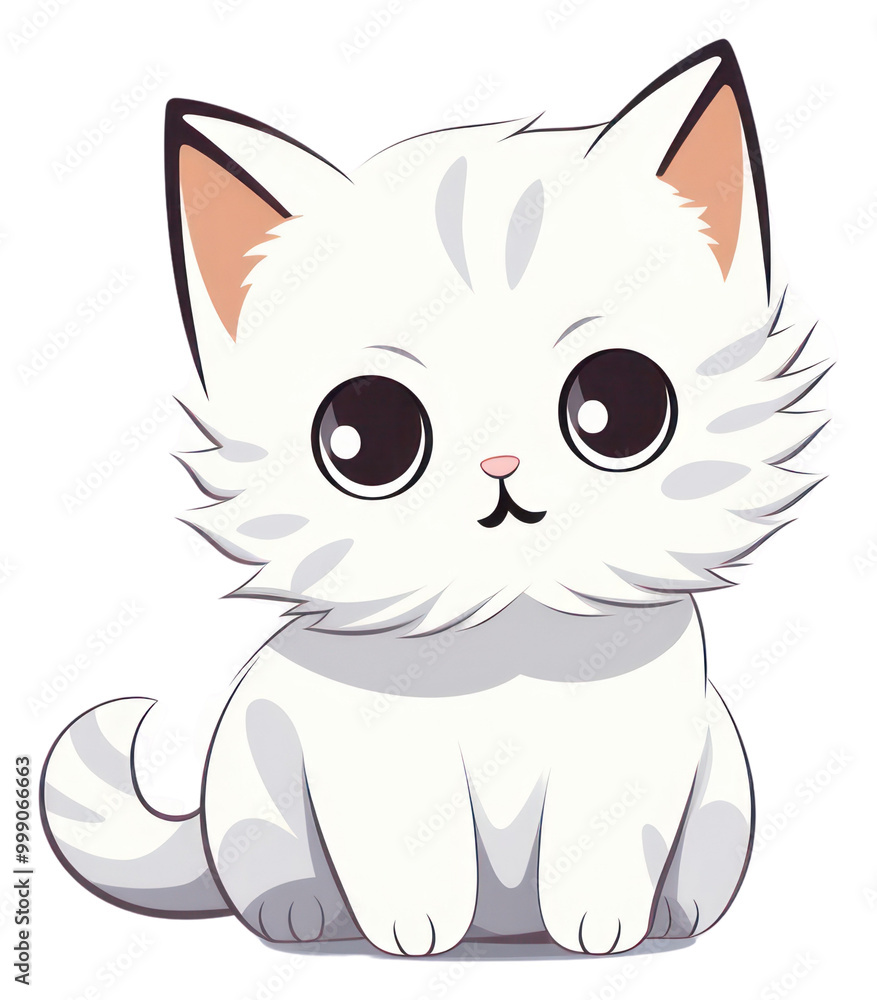 Obraz premium PNG Drawing animal mammal kitten transparent background