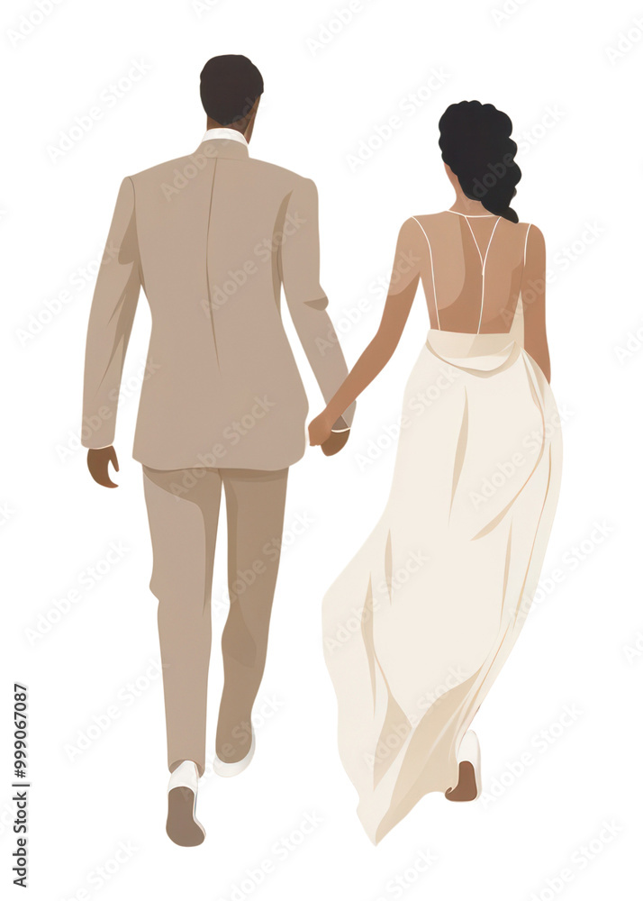 PNG Wedding walking adult bride. PNG Wedding walking adult bride.