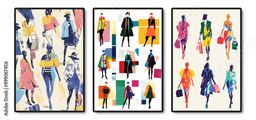 Abstract Fashion Illustrations - Modern Art Style