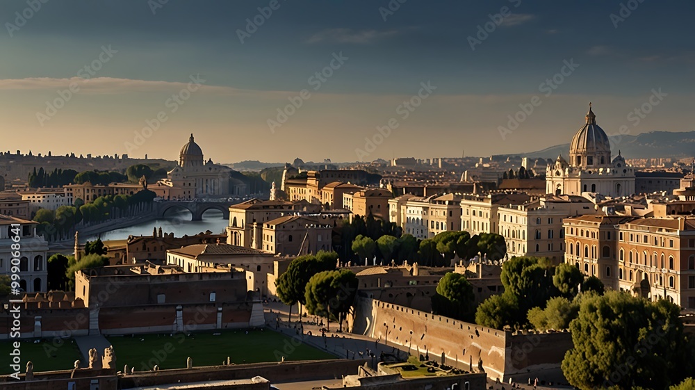 Naklejka premium panorama