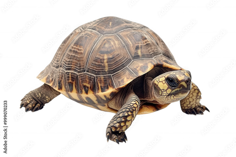 Tortoise with detailed shell, transparent background Tortoise with detailed shell, transparent background