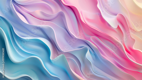 Wallpaper Mural Abstract background with flowing,  pastel colors. Torontodigital.ca