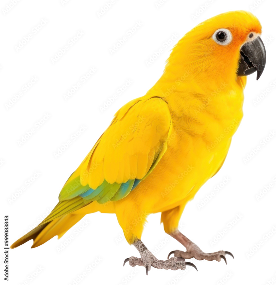 PNG Yellow parrot animal bird white background. PNG Yellow parrot animal bird white background.