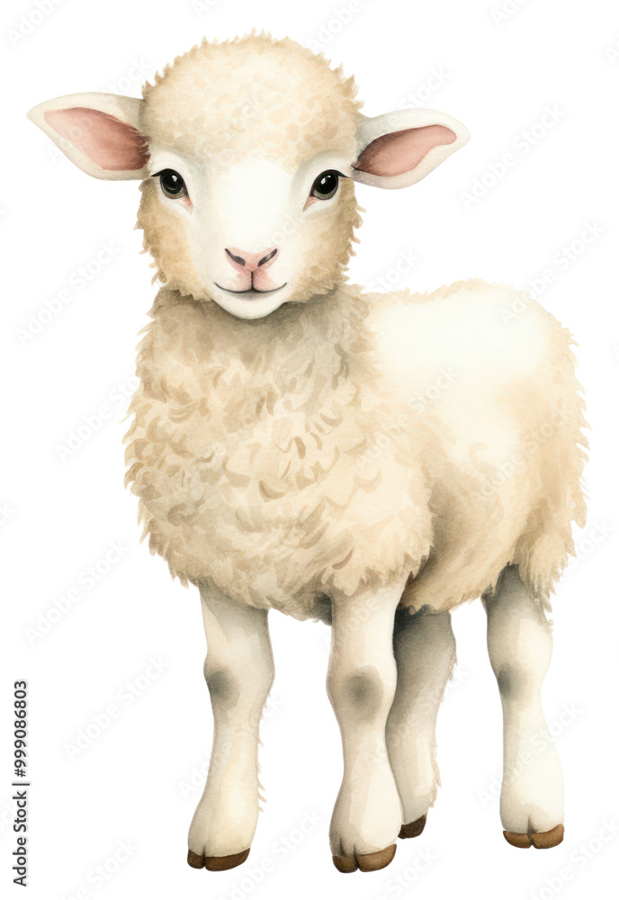 Fototapeta premium PNG Sheep livestock animal mammal.