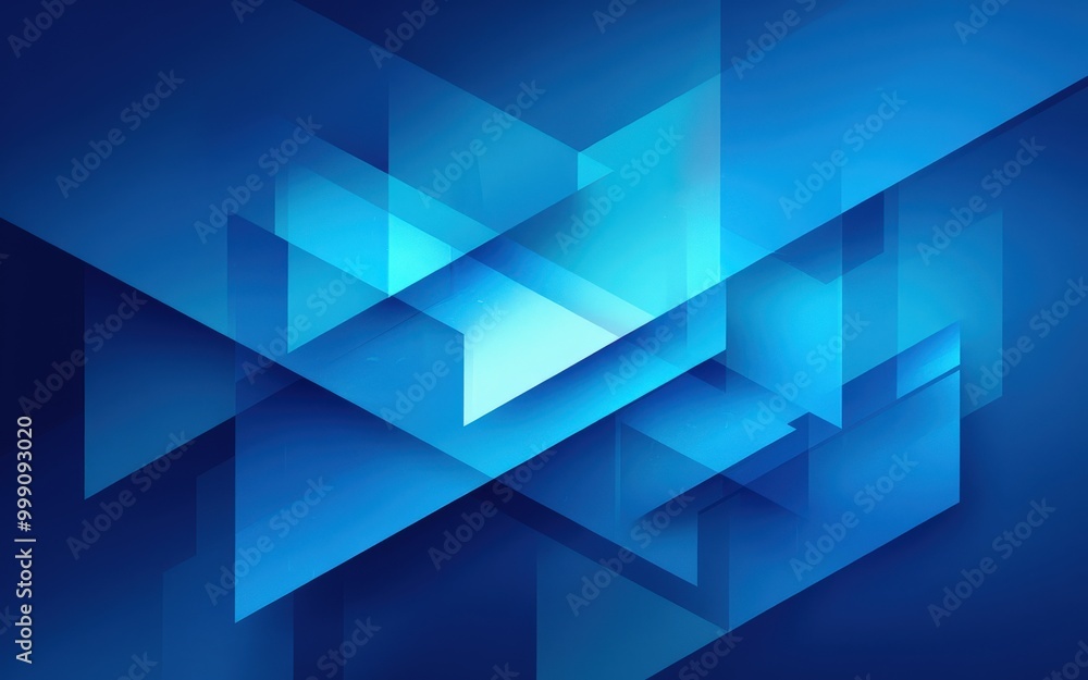 Abstract geometric background with layered blue shapes and gradients. Abstract geometric background with layered blue shapes and gradients.