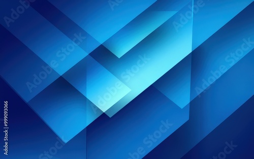 Abstract geometric pattern with overlapping blue rectangles creating depth and dimension.