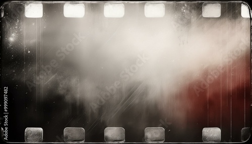 Background of retro film overly, image with scratch, dust and light leaks